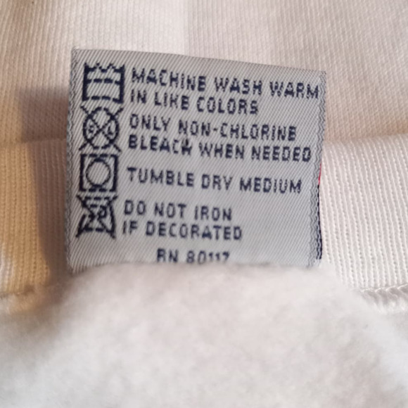 Vintage '91 Desert Storm American Flag Fighter Jet WE LOVE OUR TROOPS Sweatshirt - Picture 9 of 11